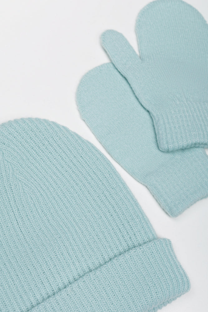 2 Piece Hat Set Green (1)