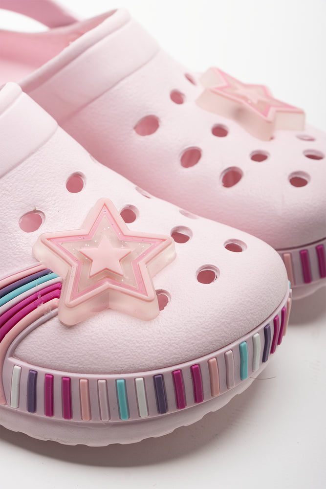 Shooting Star Clog  Pink (2)