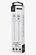 Pro Bass FlexiCord Series Type C Lightning Cable White (1)