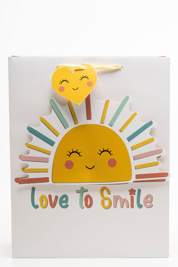 3D Gift Bag White