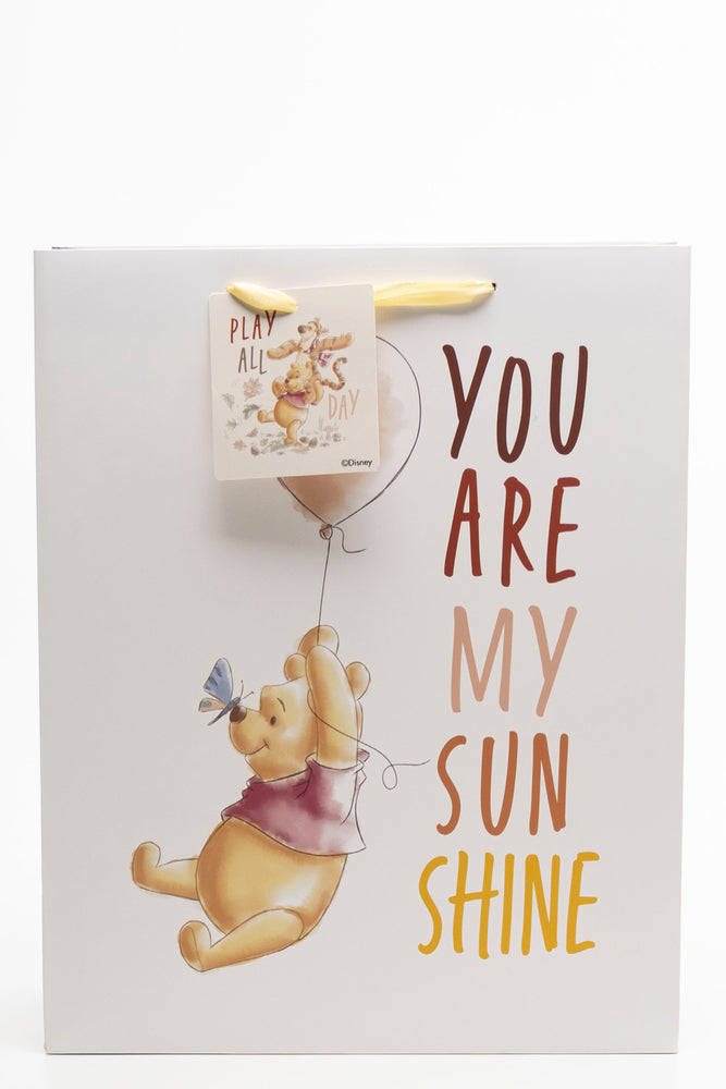 Winnie The Pooh Gift Bag White
