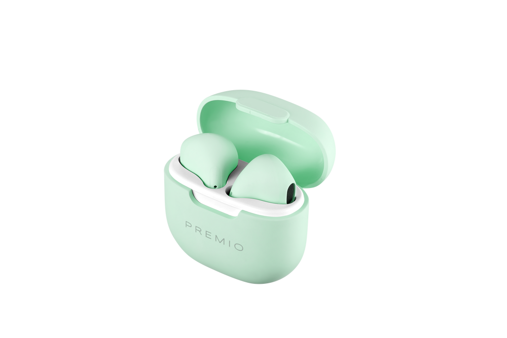 Premio V7 + Series True Wireless Earphones Mint Green (3)