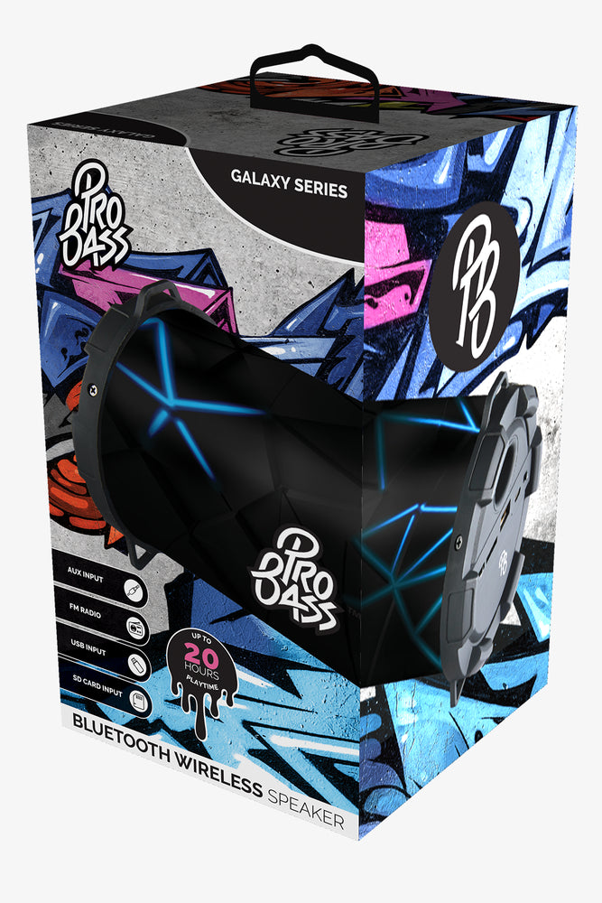 Pro Bass Galaxy Bluetooth Speaker Blue (2)
