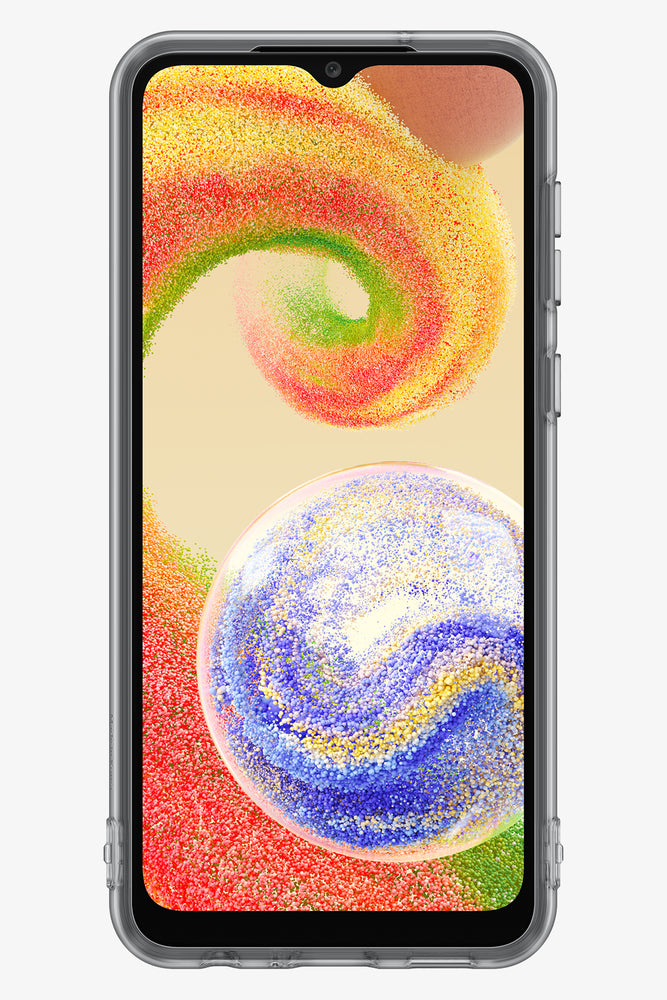 Samsung A04 Soft Cover Case Black (3)