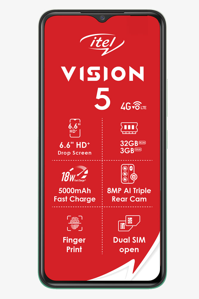 Telkom Itel Vision 5 Black