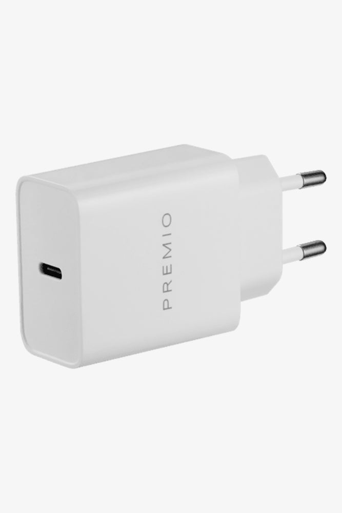 Premio 20W  Wall Fast Charger White (1)