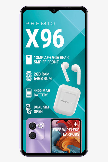 Premio X96 6.5" 2/64gb 13/5mp Lilac