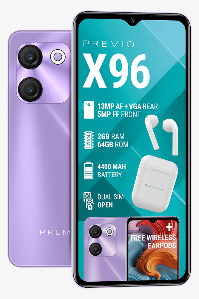 Premio X96 6.5" 2/64gb 13/5mp Lilac (1)