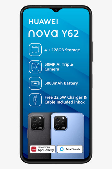 Huawei Y62 6.5" 8/128Gb Black 22.5W Rms
