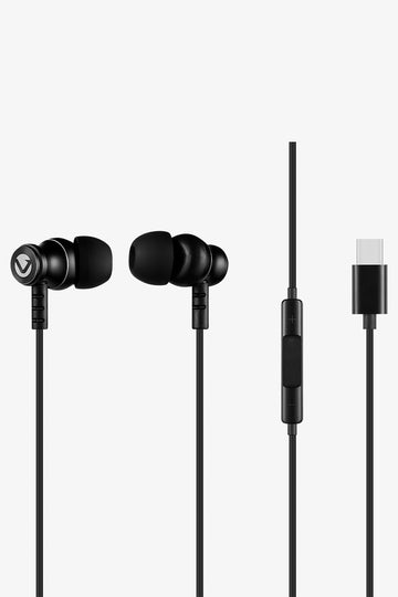 Volkano Prism 2.0 Type C Aux Earphones Black