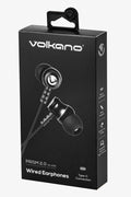 Volkano Prism 2.0 Type C Aux Earphones Black (1)