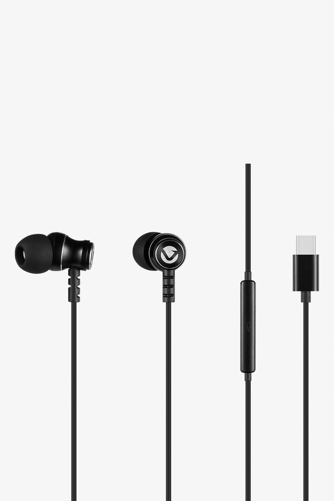 Volkano Prism 2.0 Type C Aux Earphones Black (2)