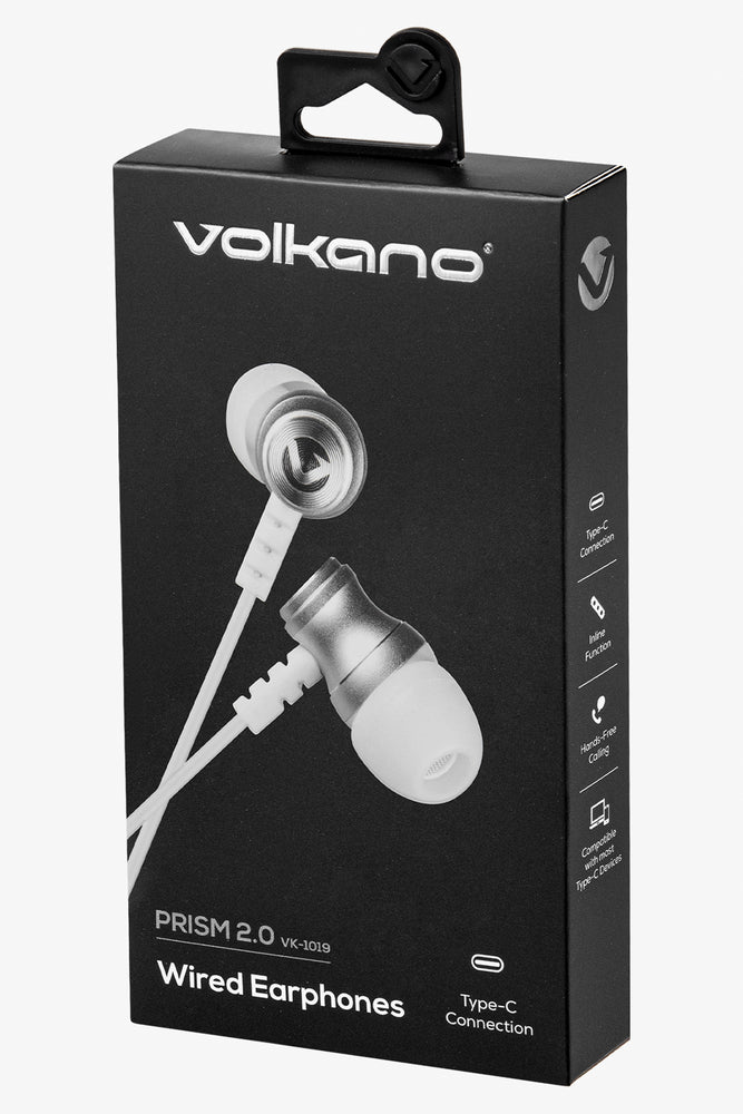 Volkano Prism 2.0 Type C Aux Ephone White (1)