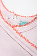 Rib Babygrow Pink (1)
