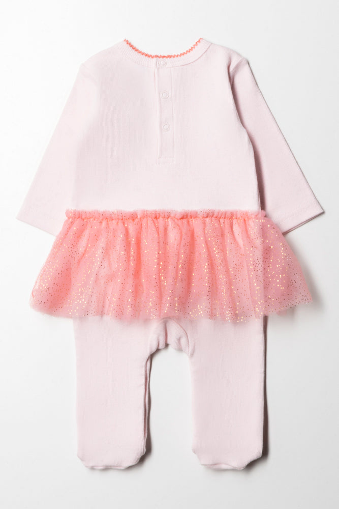 Rib Babygrow Pink (5)