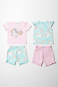 Multipack Short Sleep Set Pink