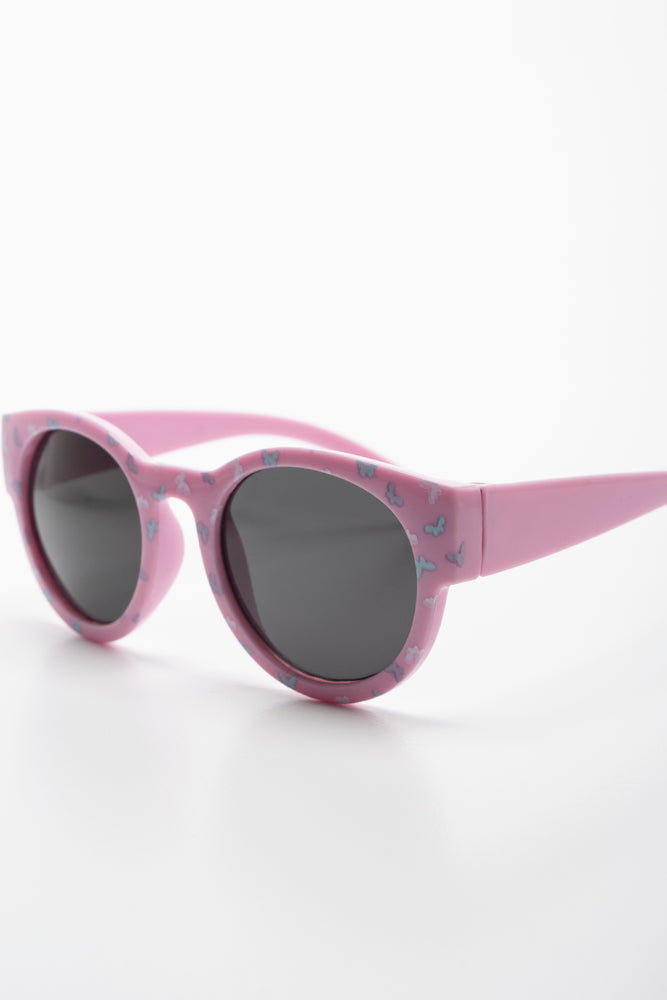 Butterfly Peak Cap And Sunglasses Set Lilac (3)