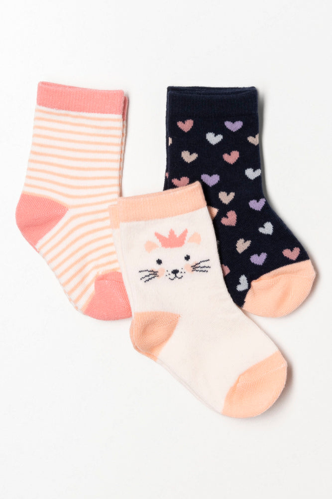 3 Pack Socks Multi