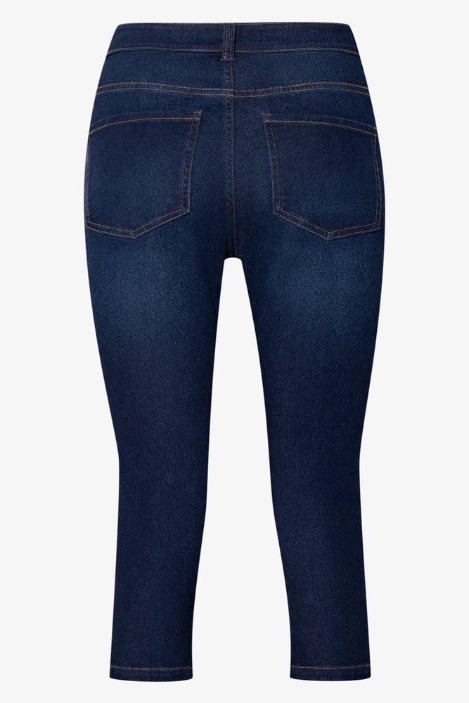 High Rise Pedal Pusher Dark Blue (1)