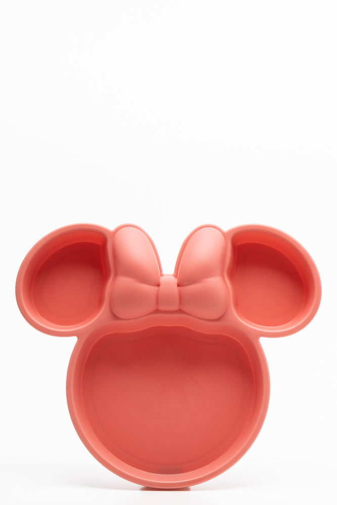 Minnie Mouse Silicone Feeding Set Pink (1)