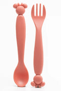 Minnie Mouse Silicone Feeding Set Pink (3)