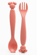 Minnie Mouse Silicone Feeding Set Pink (3)