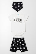 Bodyvest And Short Set Black