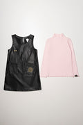 Barbie Pinafore Set Black (3)