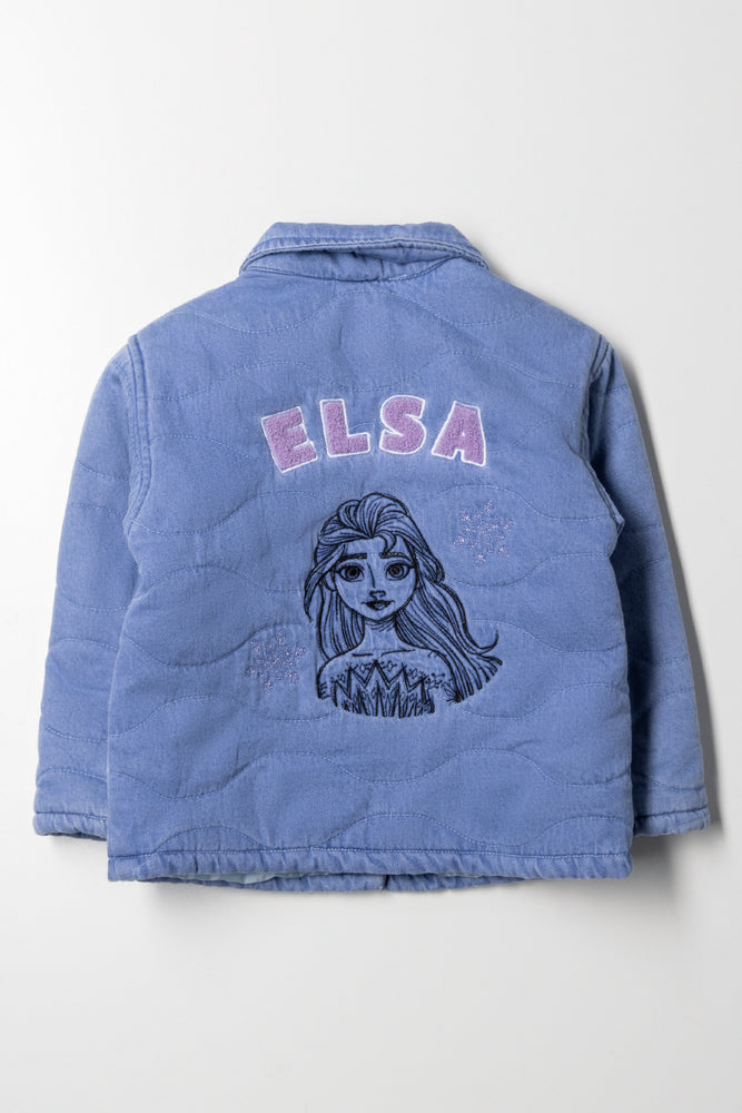 Frozen Quilted Jacket Blue (3)