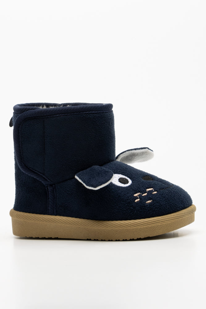 Dog Slippers Navy