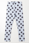 Floral Leggings Light Blue