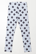 Floral Leggings Light Blue (2)