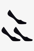 3 Pack Foot Liner Socks Black
