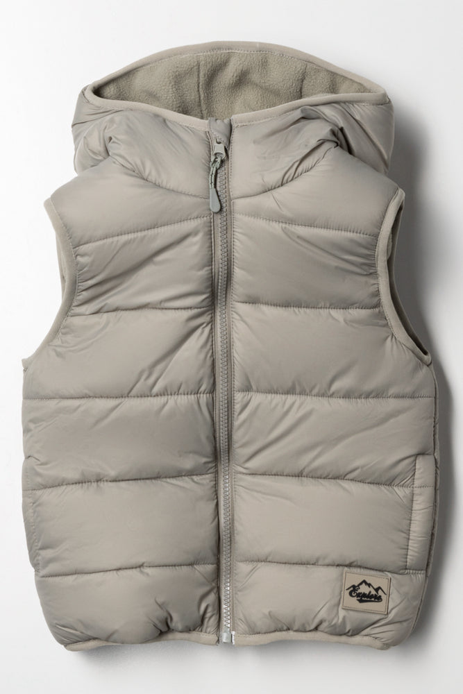 Sleeveless Jacket Light Green