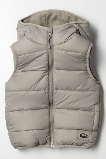Sleeveless Jacket Light Green