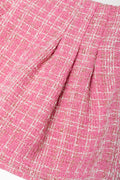 Tweed Skirt Set Pink (2)