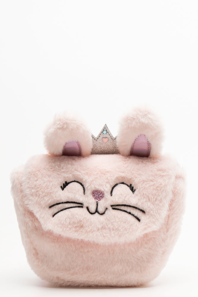Bunny Fur Bag Pink