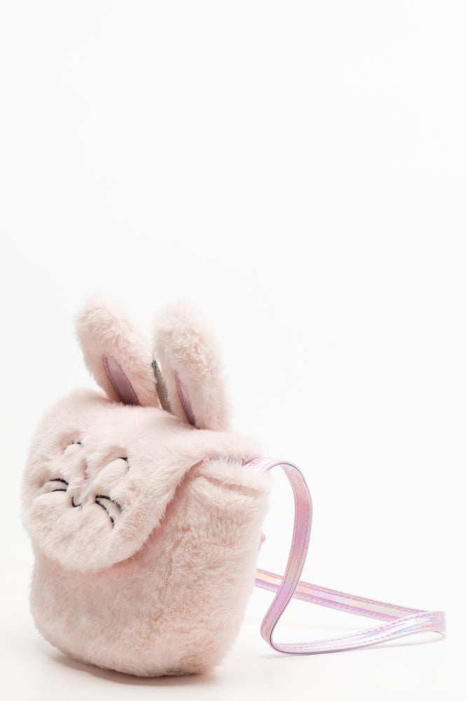 Bunny Fur Bag Pink