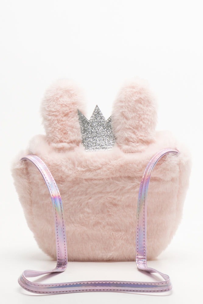 Bunny Fur Bag Pink (2)