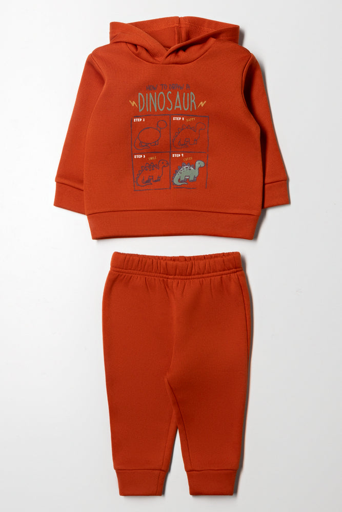 Hooded Tracksuit Orange