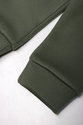 Colourblock Hooded Tracksuit Green, Cream and Burgundy (2)