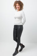 Long Sleeve Top White And Black (1)