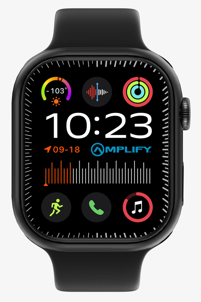 Square Black Digital Smart Watch (2)