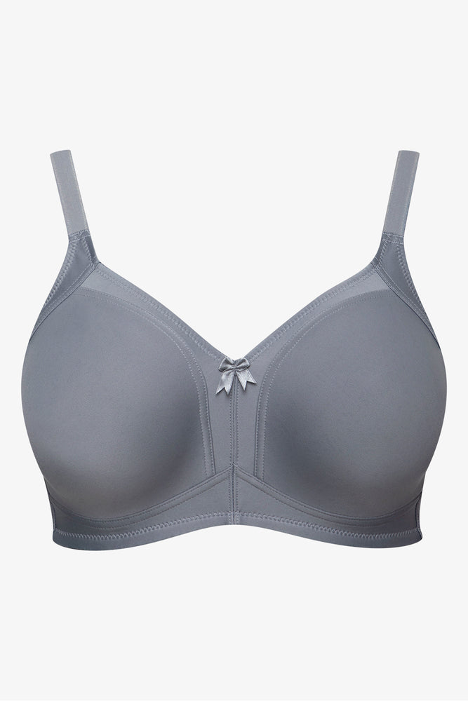 2 Pack Non Padded Wirefree Bra Pink & Grey (2)