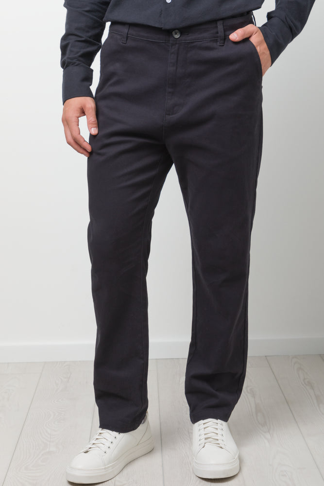 Straight Leg Chino Pants Black