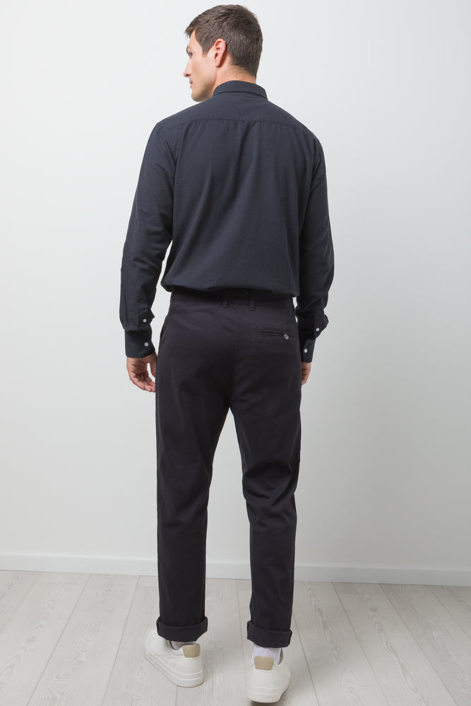 Straight Leg Chino Pants Black (3)