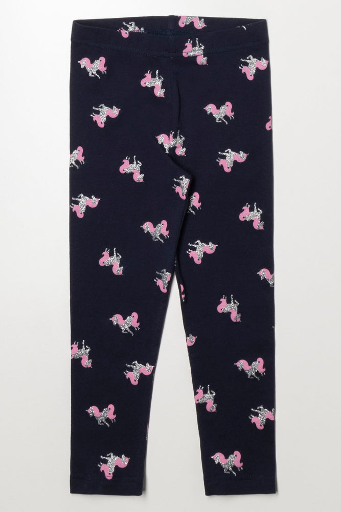 Unicorn Leggings Navy