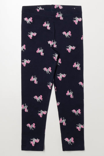 Unicorn Leggings Navy