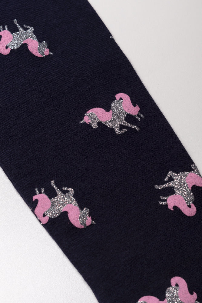 Unicorn Leggings Navy