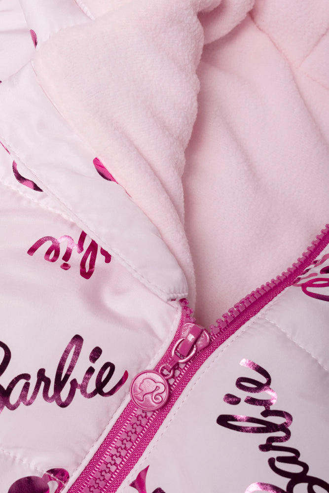 Barbie Puffer Jacket Pink (2)